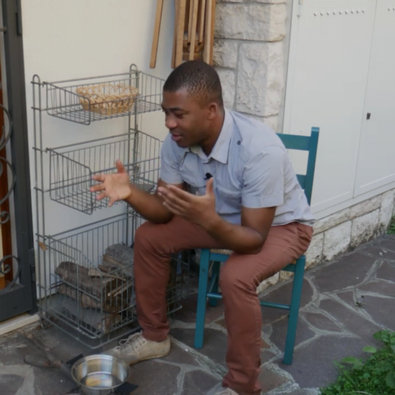 the story of the basket above the fireplace