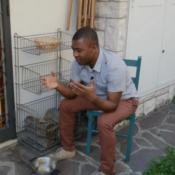 the story of the basket above the fireplace