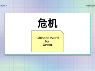 Chinese word for crisis by cabiojinia