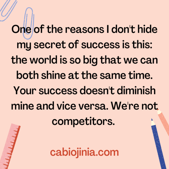 We can all shine together