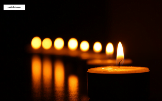 Mr Pesca, the man who had the duty of lighting the candles by cabiojinia.