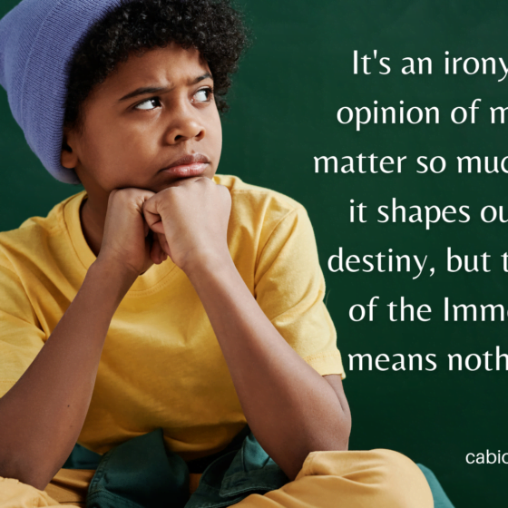 Opinion of men and that of God by Cabiojinia