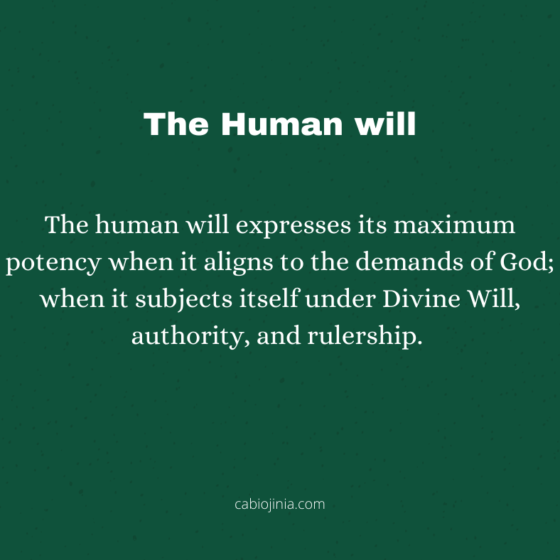 The Potency of an aligned Will. by Cabiojinia