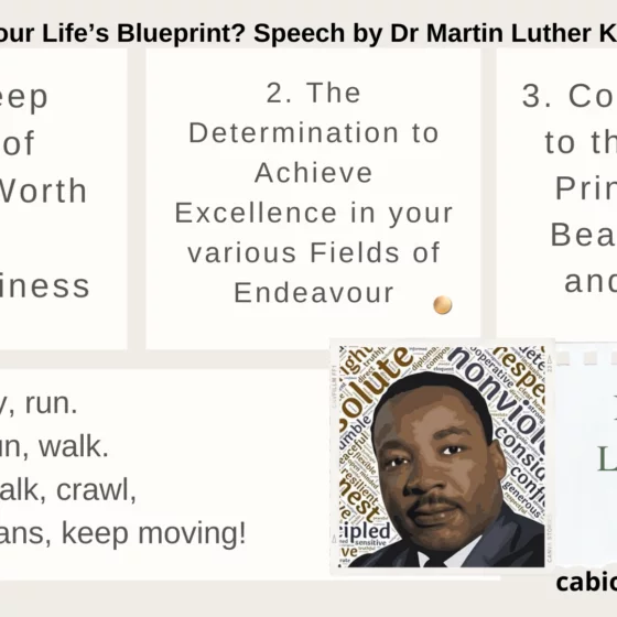 What Is Your Life’s Blueprint? Speech by Dr Martin Luther King Jr. by Cabiojinia