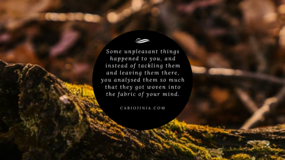 Stop living in your head, please. by Cabiojinia