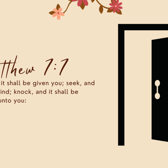 Knock, and it shall be opened unto you| Matthew 7:7. by Cabiojinia