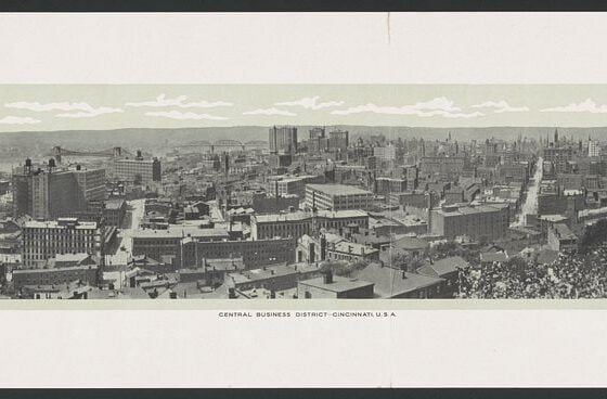 Central business districts-Cincinnati, U.S.A