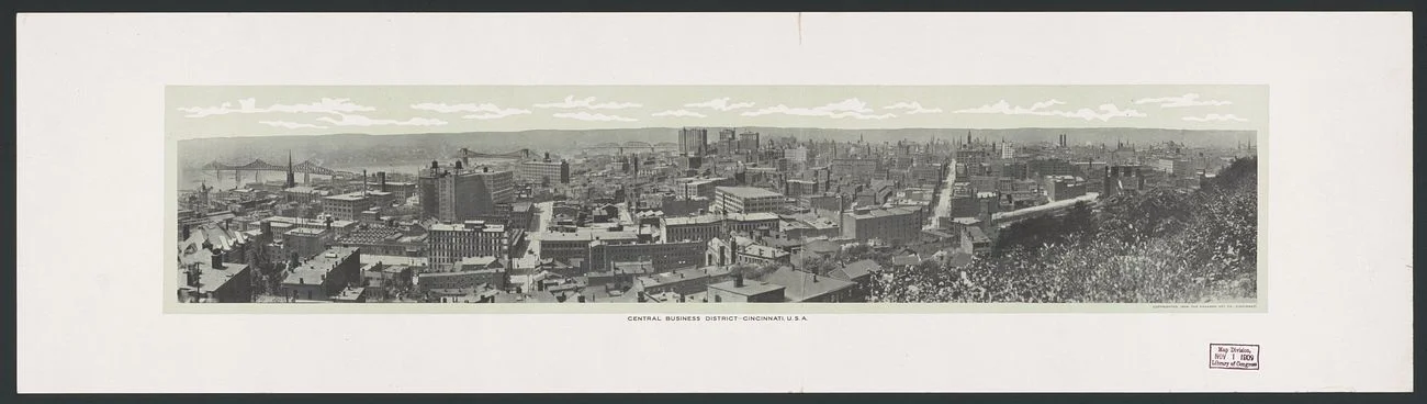 Central business districts-Cincinnati, U.S.A