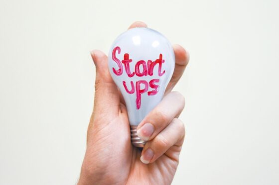 "All you need is just one good idea to change your life. Free Startups business background.