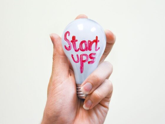 "All you need is just one good idea to change your life. Free Startups business background.