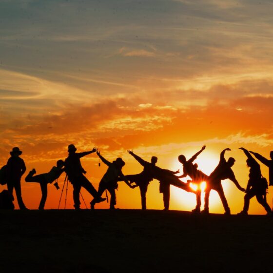 adventure backlit dawn dusk