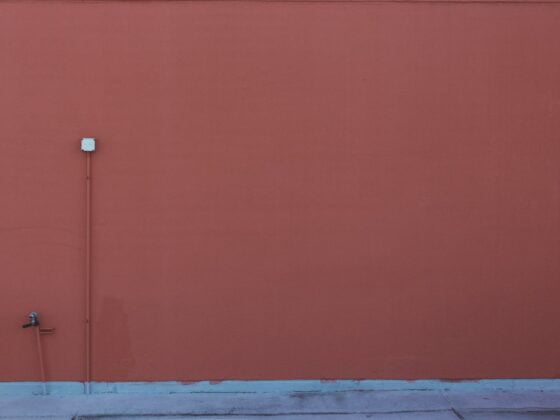 red concrete wall