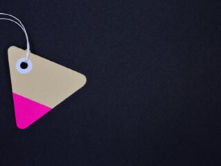 brown and pink keychain