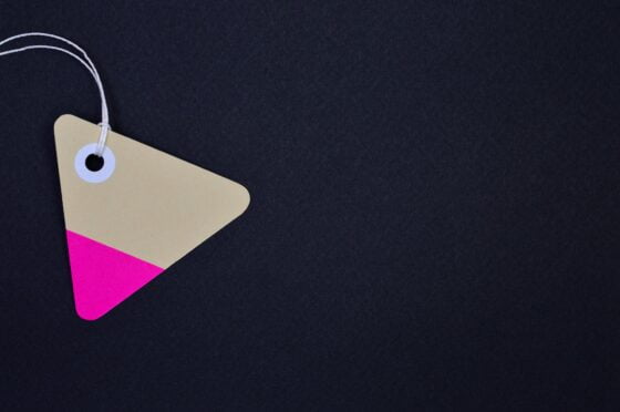 brown and pink keychain