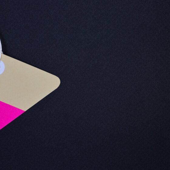 brown and pink keychain