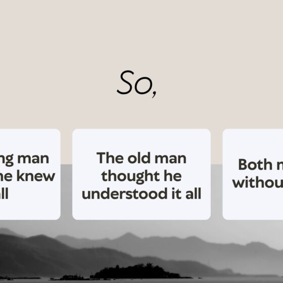 Both men died without wisdom